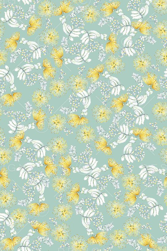 绿植树叶印花华亿平台图片