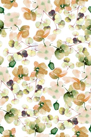 绿植树叶印花华亿平台图片