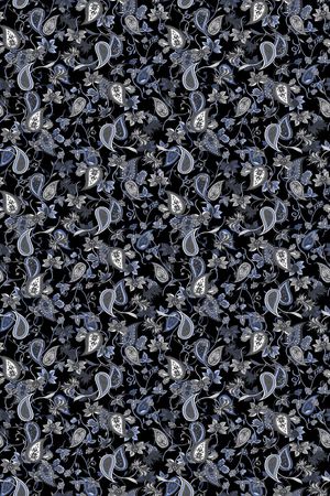 佩斯利印花华亿平台图片