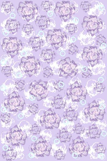 月季花印花华亿平台图片