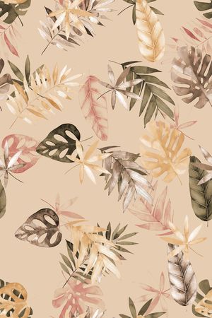 绿植树叶印花华亿平台图片