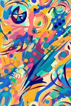 抽象印花华亿平台图片