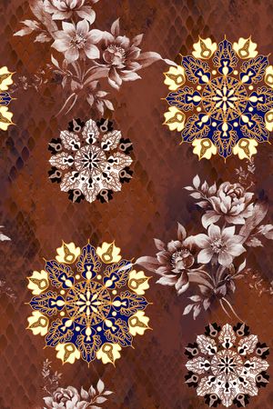 民族风印花华亿平台图片