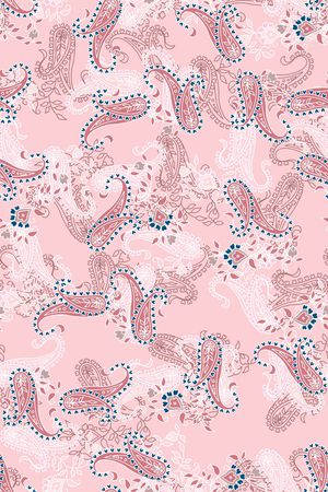 佩斯利印花华亿平台图片