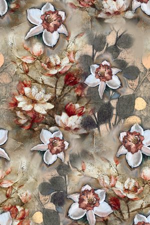 手绘印花华亿平台图片