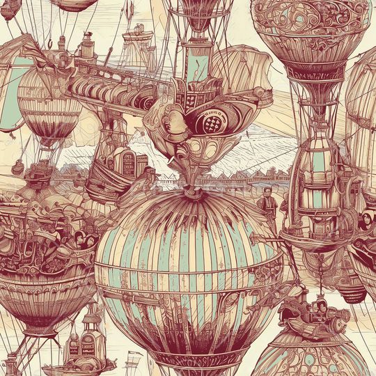 热气球印花华亿平台图片