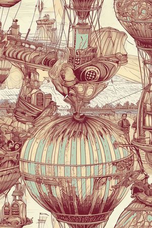 热气球印花华亿平台图片