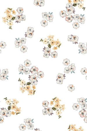 白底花印花华亿平台图片