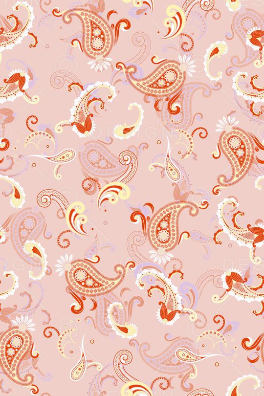 佩斯利印花华亿平台图片