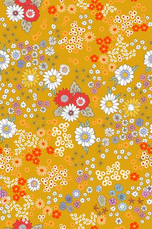 小碎花印花华亿平台图片