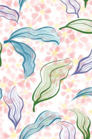 绿植树叶印花华亿平台图片