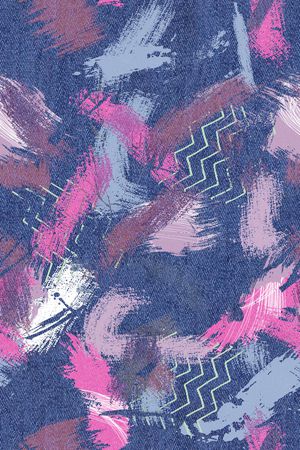 笔触印花华亿平台图片