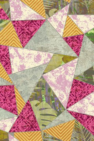 几何印花华亿平台图片