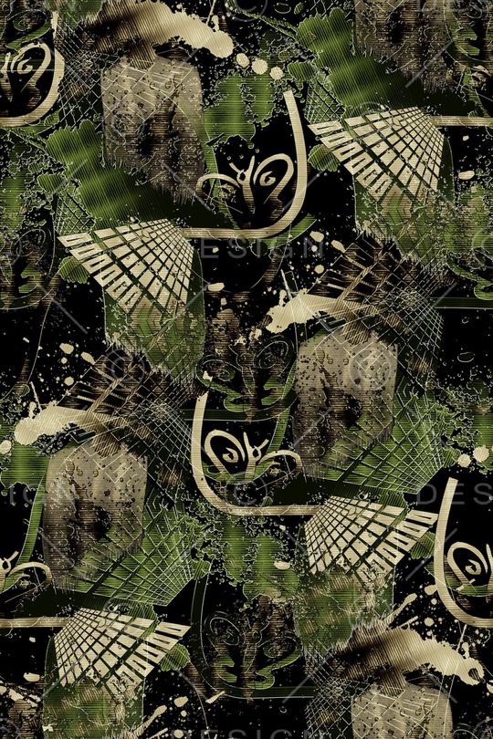 几何印花华亿平台图片