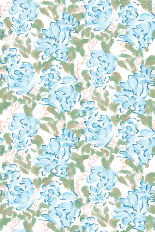 年轻女性印花华亿平台图片