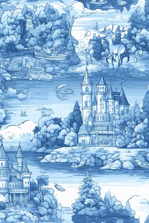 风景印花华亿平台图片