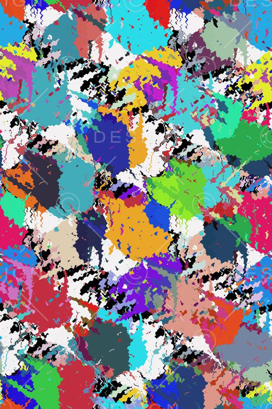 抽象男装印花华亿平台图片