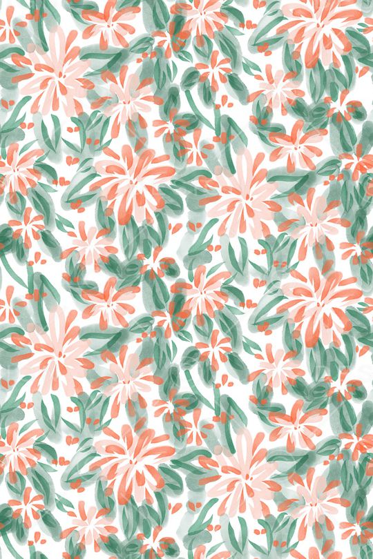 满版散花印花华亿平台图片