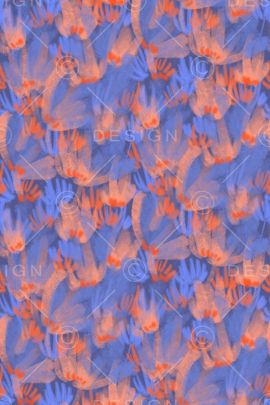 满版散花印花华亿平台图片