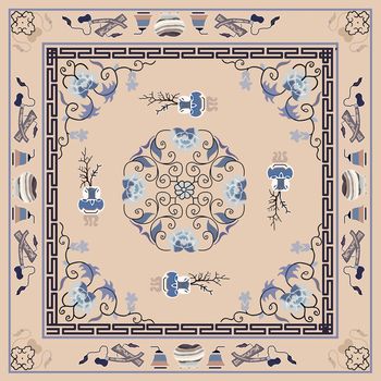 方巾印花华亿平台图片