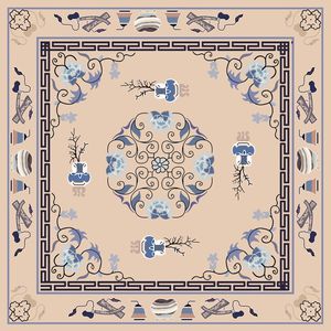 方巾印花华亿平台图片