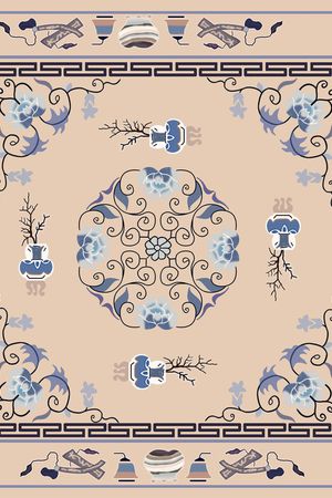 方巾印花华亿平台图片