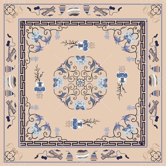 方巾印花华亿平台图片