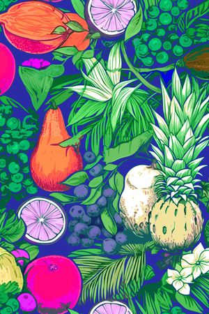 热带华亿平台印花华亿平台图片