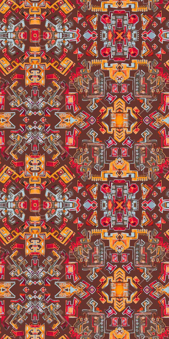 民族风印花华亿平台图片