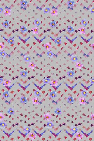 真丝印花华亿平台图片