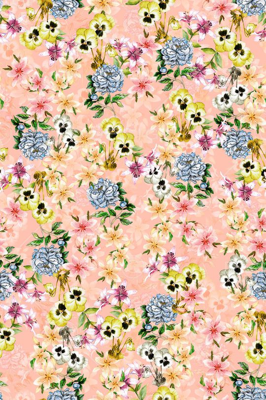 小碎花印花华亿平台图片