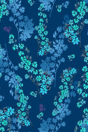 小碎花印花华亿平台图片