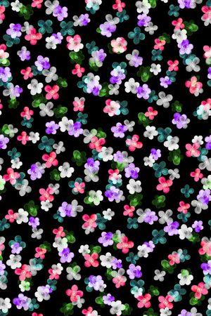 小碎花印花华亿平台图片