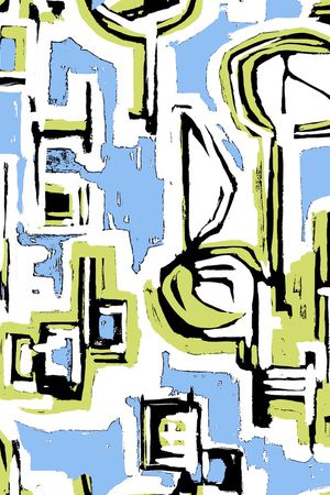 几何男装印花华亿平台图片