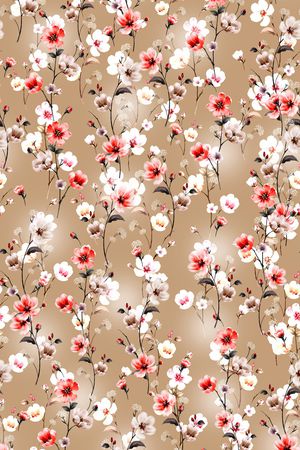 真丝印花华亿平台图片