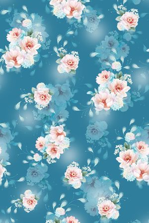 真丝印花华亿平台图片