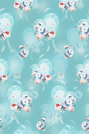 真丝印花华亿平台图片