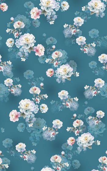 真丝印花华亿平台图片