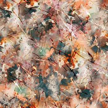 抽象印花华亿平台图片