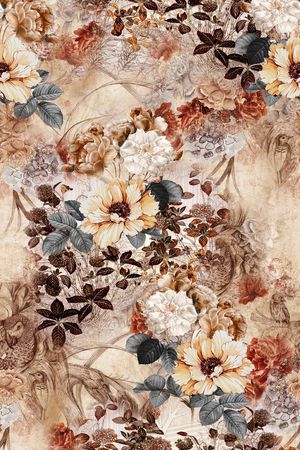 手绘印花华亿平台图片