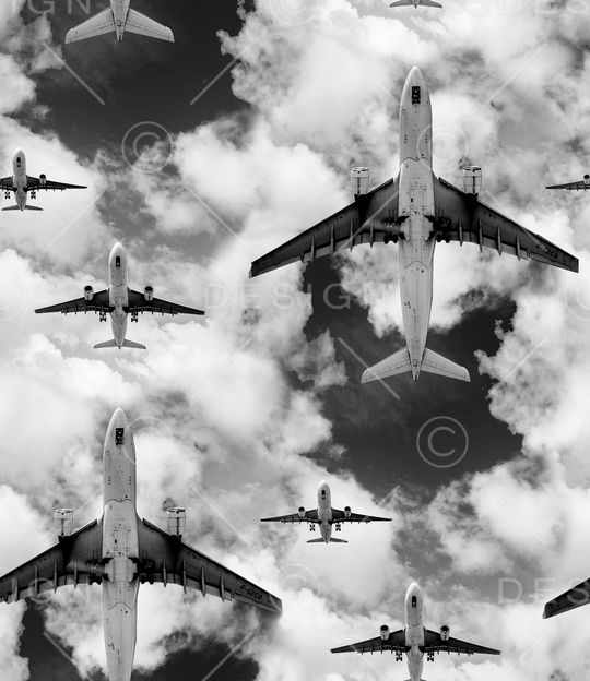 飞机印花华亿平台图片