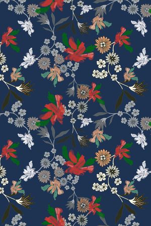 小碎花印花华亿平台图片