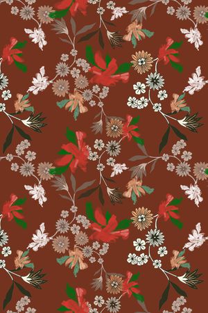 小碎花印花华亿平台图片