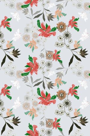 小碎花印花华亿平台图片