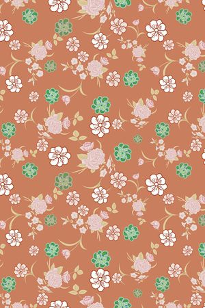 小碎花印花华亿平台图片