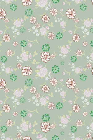 小碎花印花华亿平台图片