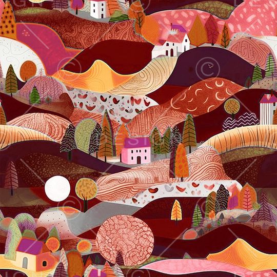 风景印花华亿平台图片