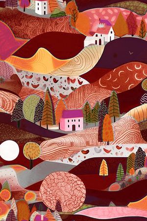 风景印花华亿平台图片