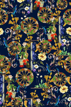 中老年印花华亿平台图片