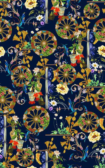 中老年印花华亿平台图片